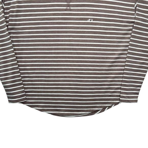 Maurices Women's Size Medium 24/7‎ Clara Striped Long Sleeve Tee - Picture 5 of 11